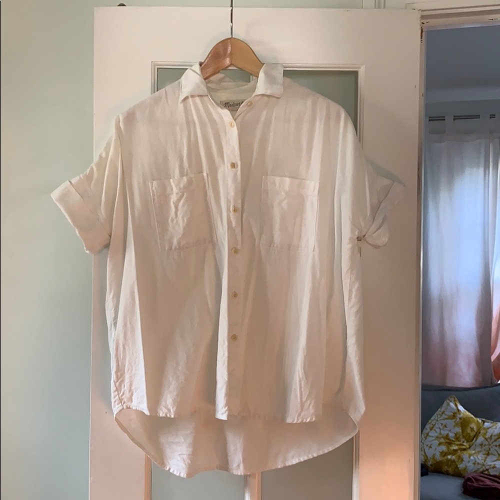 madewell courier button down shirt